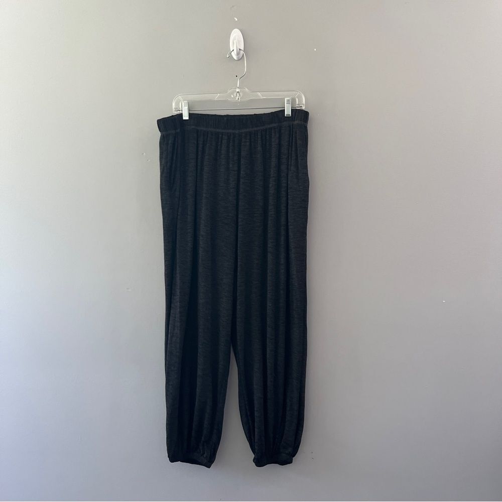 Aerie Gray Joggers Burnout High Rise Loungewear Neutral Womens Size Large